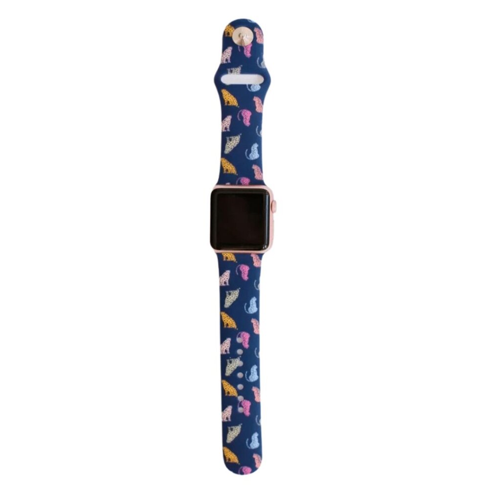NIB - Mary Square Leader of the Pack Blue Tiger Apple Watch Band
